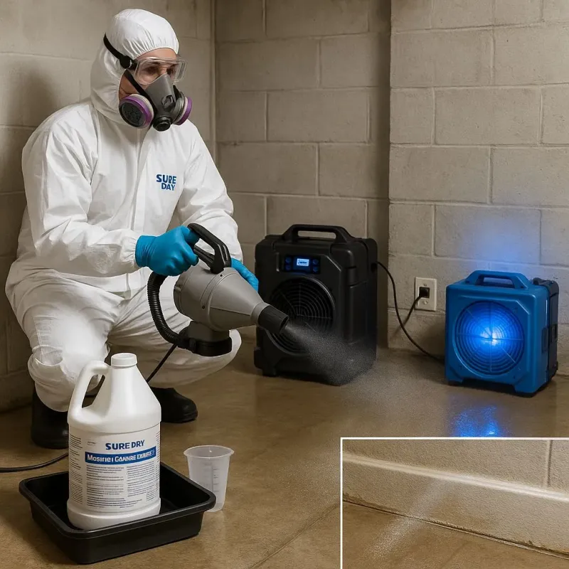 Sanitization and Odor Removal process in Girard, PA